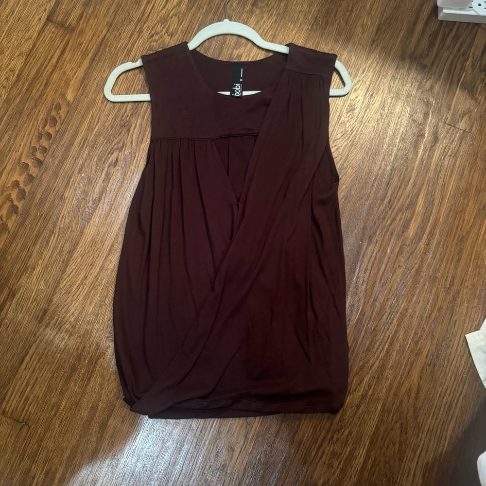 NWOT Bobi Key Hole Wrap tank